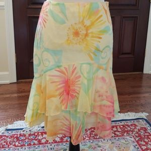 Ralph Lauren Floral Tiered skirt - sz 4